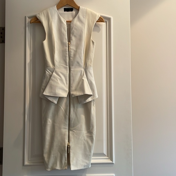 Ted Baker Janthum Peplum Dress - Picture 2 of 6